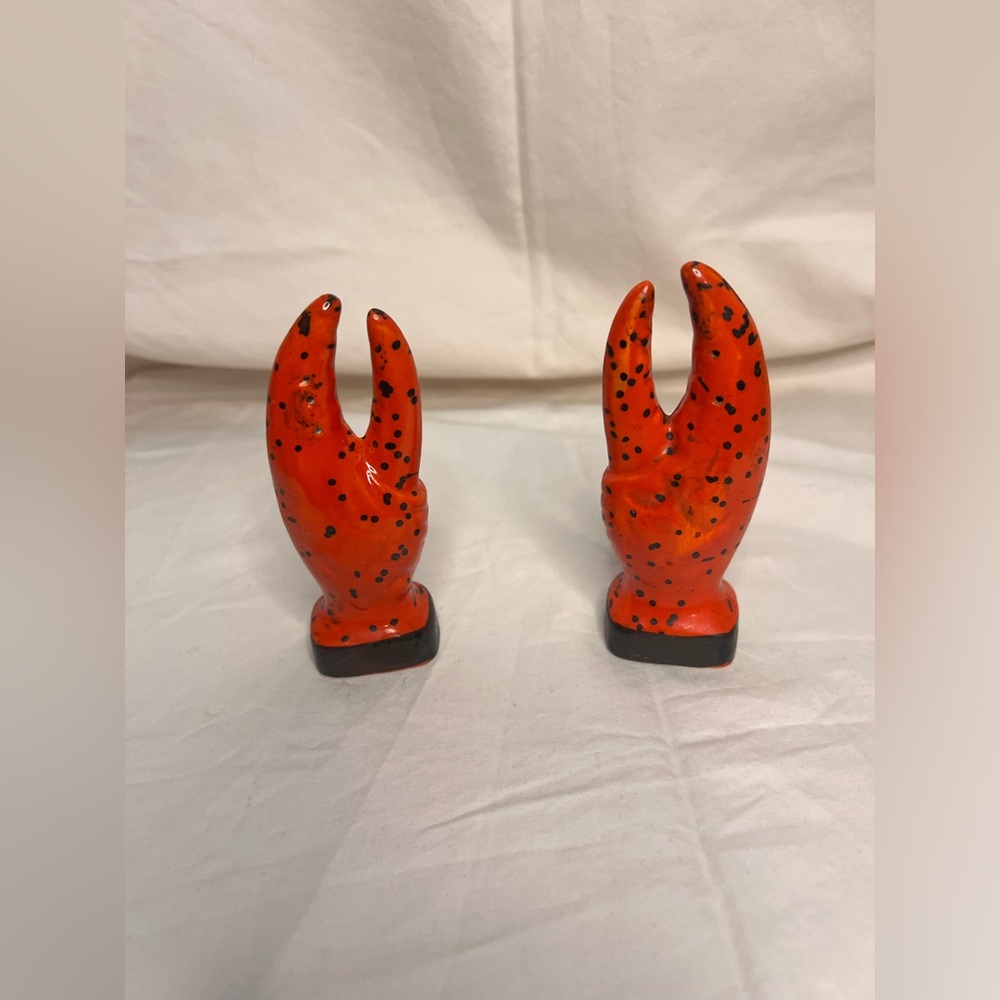 Vintage Lobster Salt And Pepper Shakers Nanco, Made in Japan.